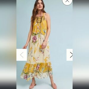 EUC Anthropologie One September Paradiso Halter Dress